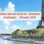 Éducateur Jeunes Enfants - Éducateur(trice) – Poste H/F - emploi France