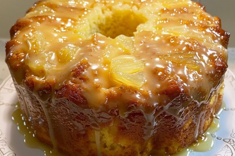 Pineapple Pound Cake