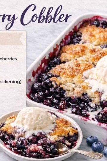blueberry cobbler
