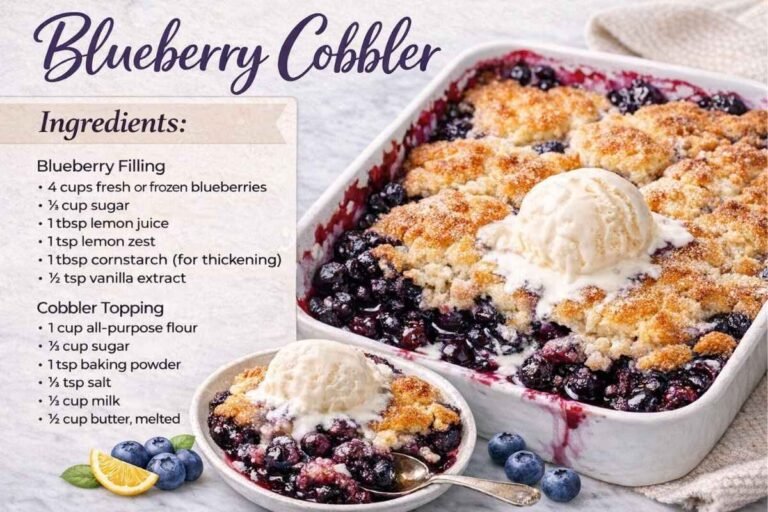 blueberry cobbler