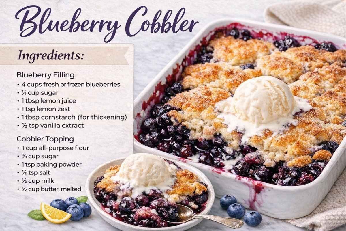 blueberry cobbler