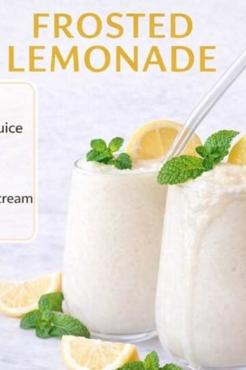 creamy frosted lemonade recipe