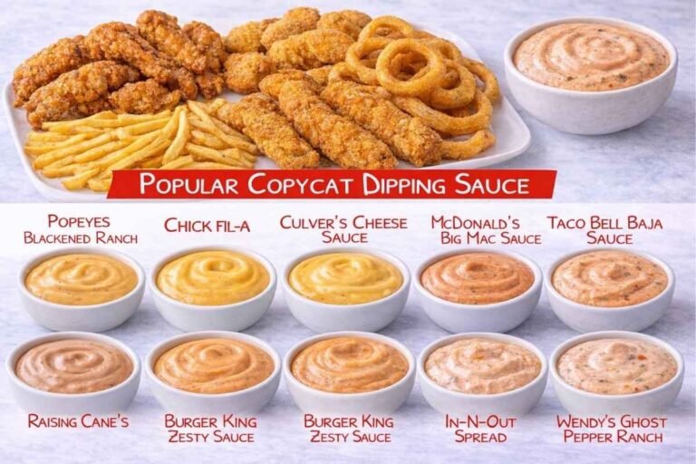 Popular Copycat Dipping Sauces