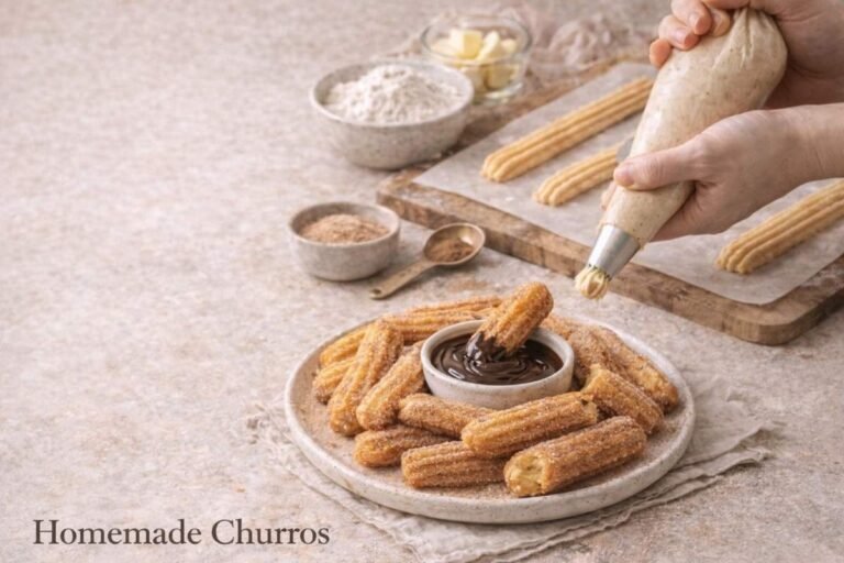 Homemade Churros – Crispy Outside, Soft Inside & Easy to Make