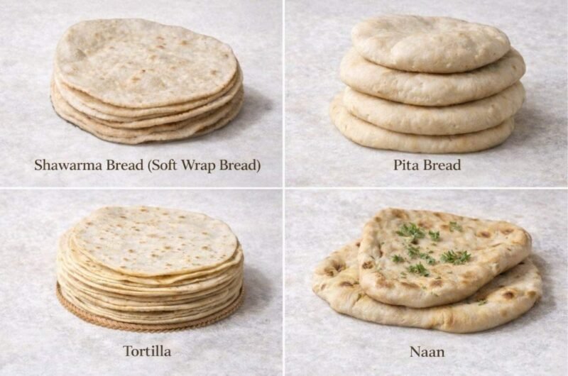 4 Easy Flatbread Recipes – Shawarma Bread, Pita, Tortilla & Naan