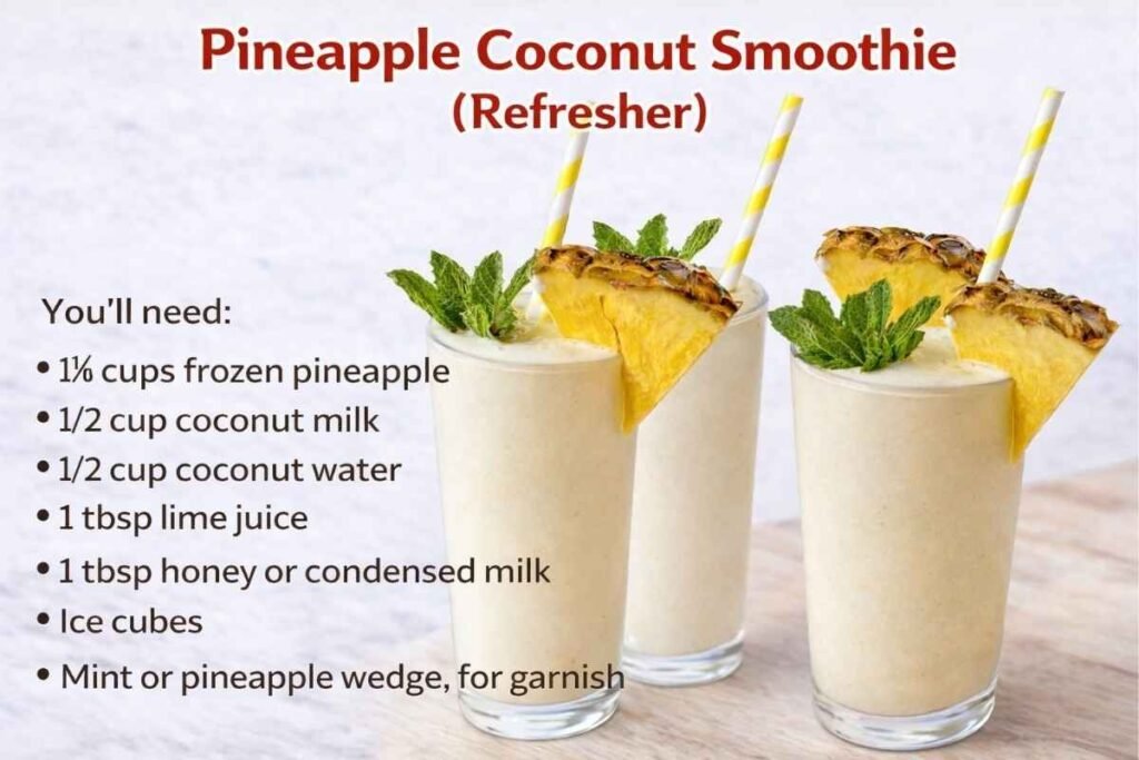 Pineapple Coconut Smoothie
