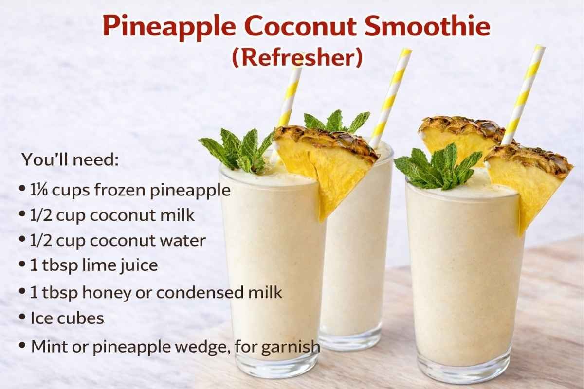 Pineapple Coconut Smoothie