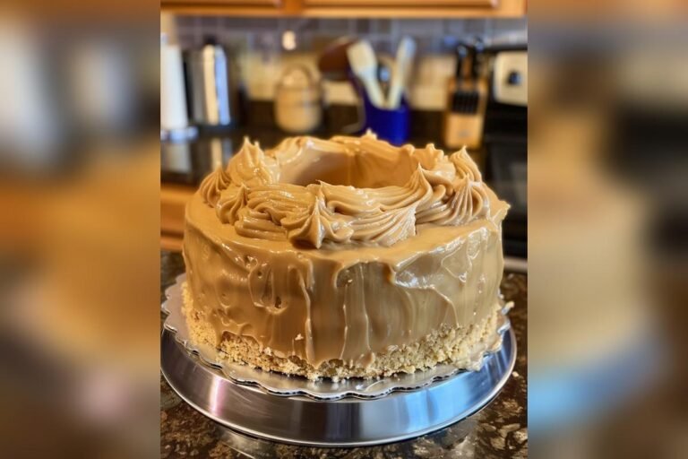 Buttermilk Sour Cream Pound Cake with Southern Caramel Icing