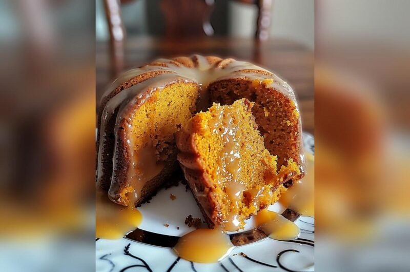 Sweet Potato Honeybun Cake