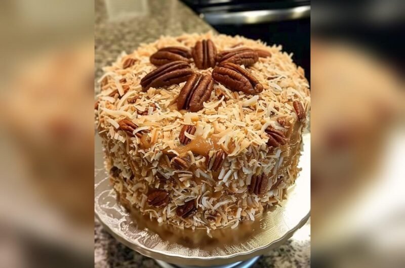 German Chocolate Pound Cake
