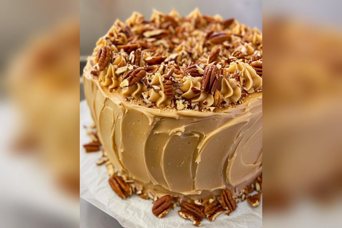 Brown Sugar Caramel Pound Cake with Caramel Frosting – Rich, Deep & Buttery