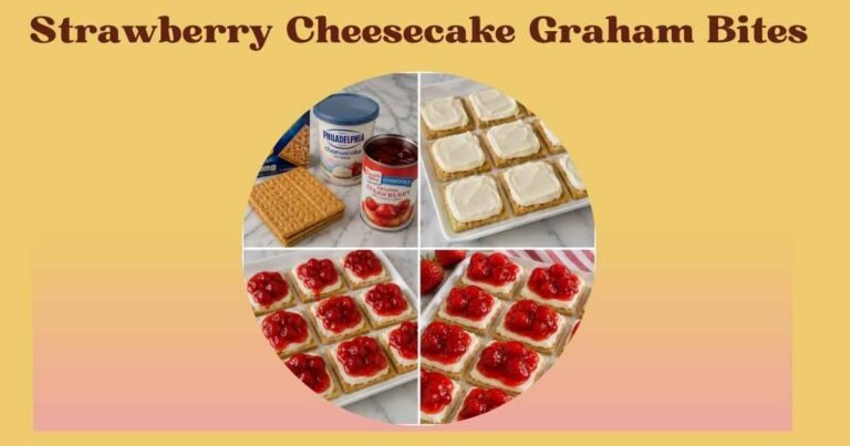 strawberry cheesecake graham bites