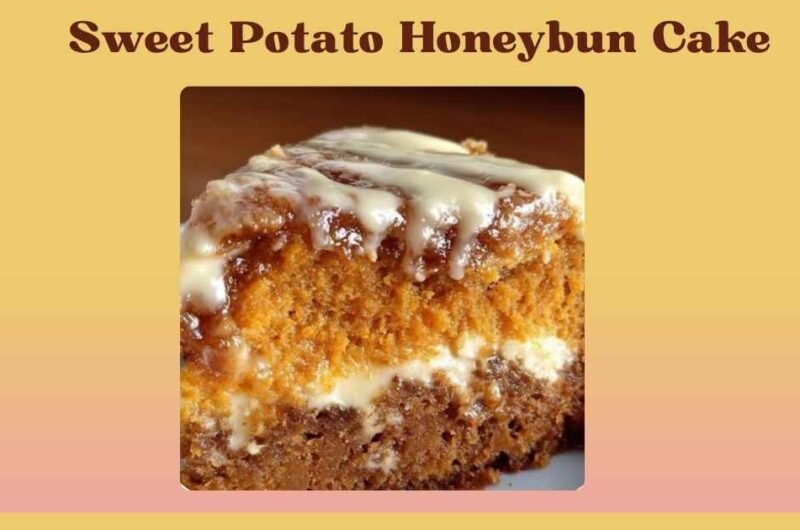 Sweet Potato Honeybun Cake