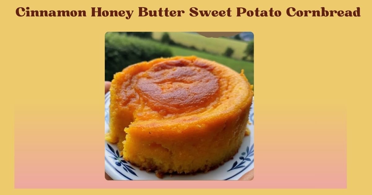 Cinnamon Honey Butter Sweet Potato Cornbread