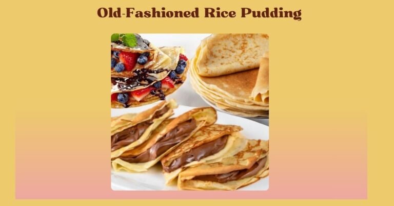 Easy Homemade Crepes