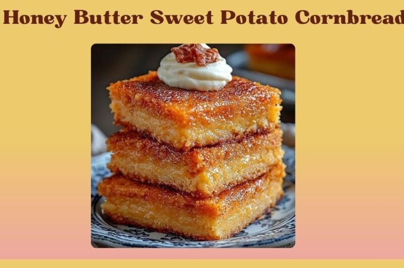 Honey Butter Sweet Potato Cornbread