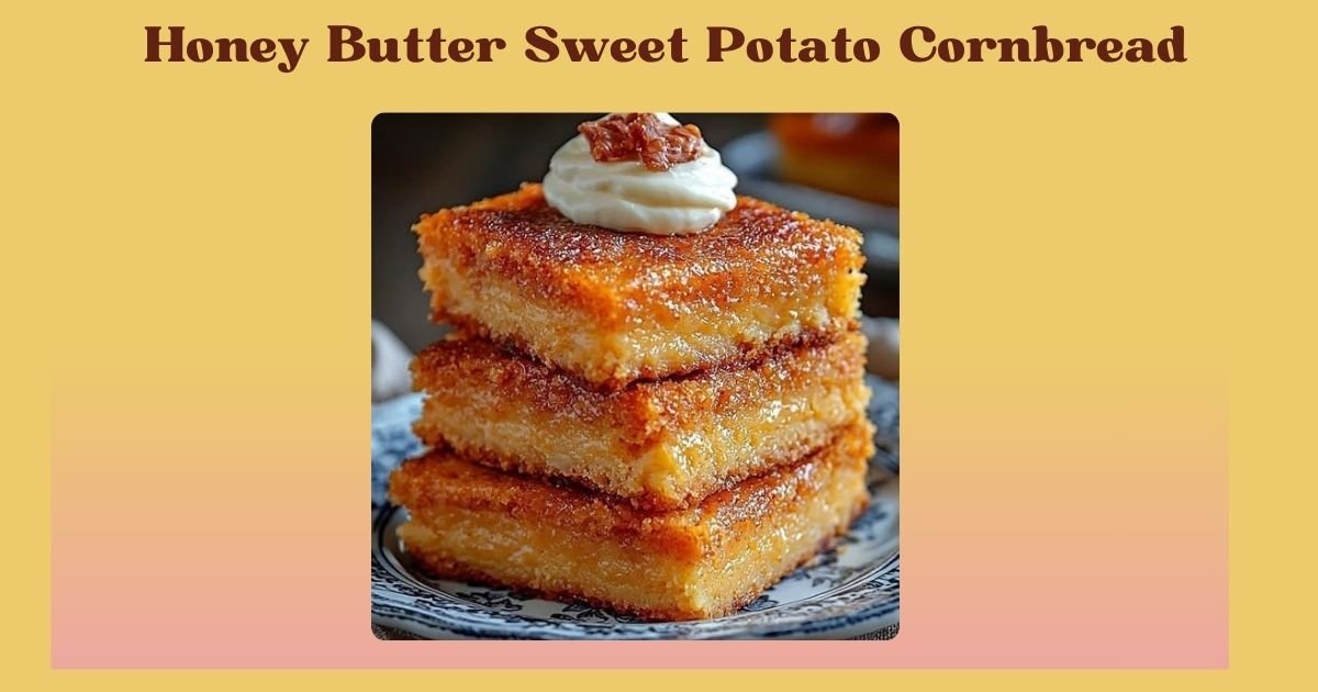 Honey Butter Sweet Potato Cornbread