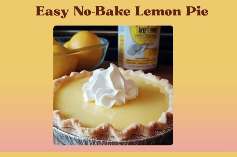 No Bake Lemon Pie