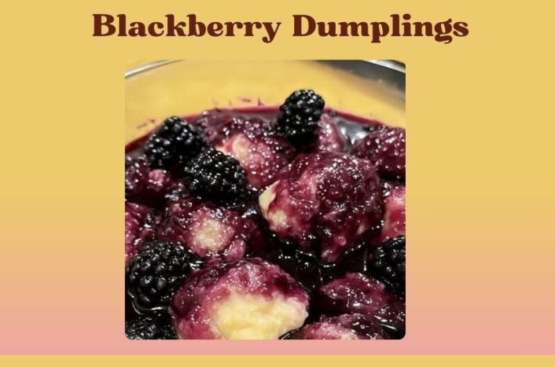 Blackberry Dumplings