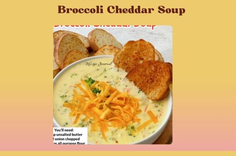 Broccoli Cheddar Soup