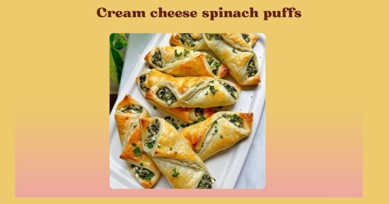 cream cheese spinach puffs