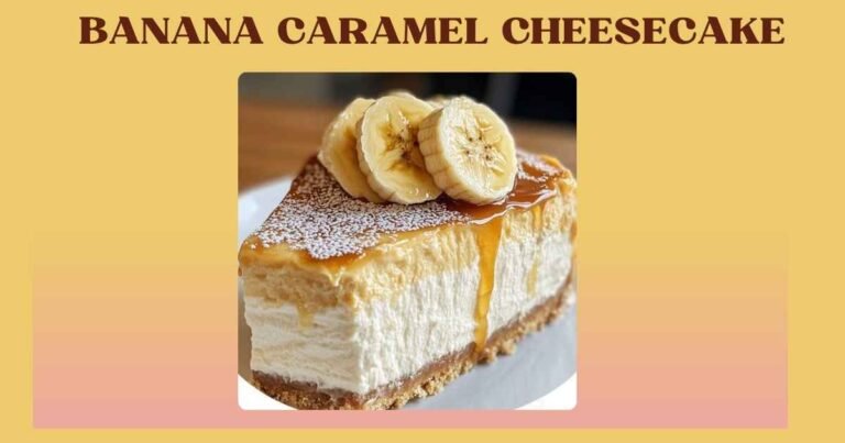 banana caramel cheesecake