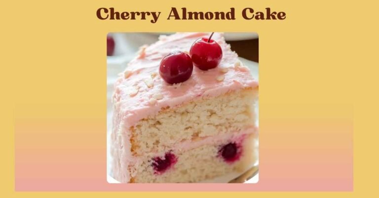 cherry almond cake