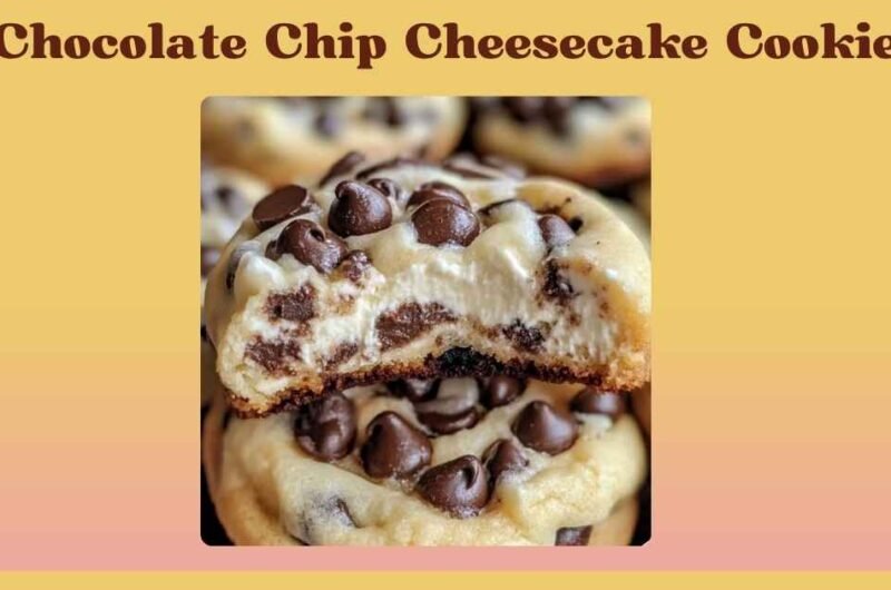 Chocolate Chip Cheesecake Cookies