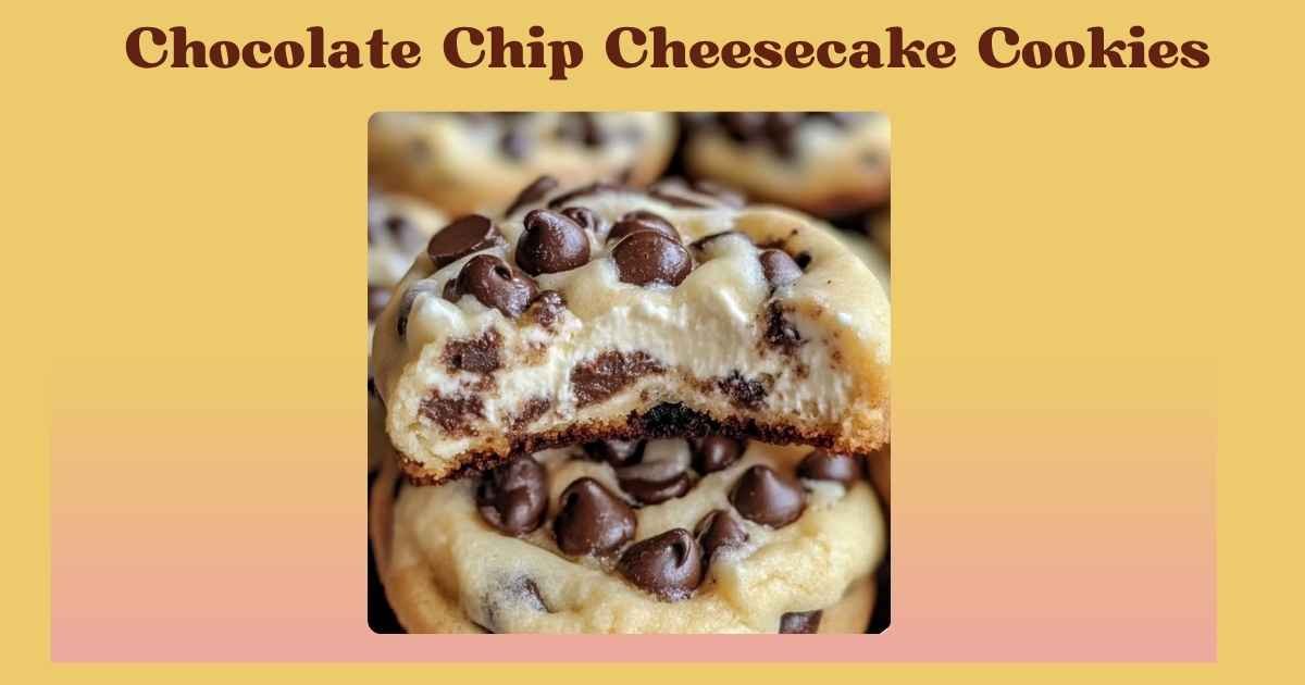 chocolate chip cheesecake cookies