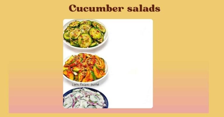 cucumber salads