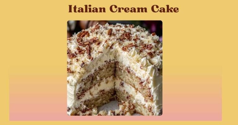italian cream cake