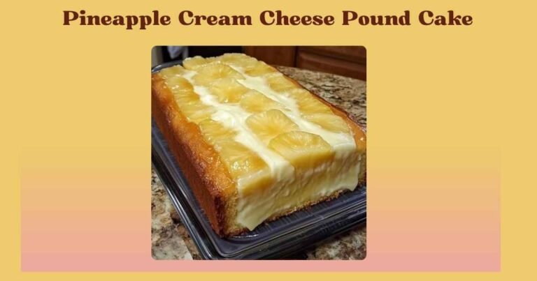 pineapple cream cheese pound cake