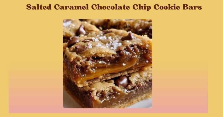 salted caramel chocolate chip cookie bars