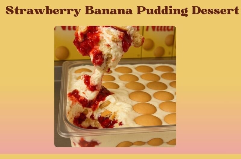 Strawberry Banana Pudding Dessert