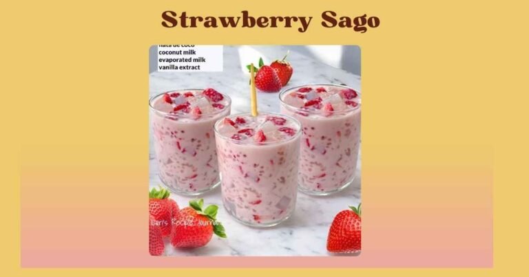 strawberry sago