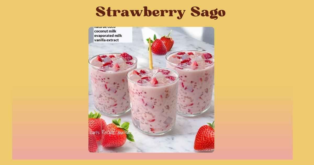 strawberry sago